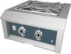 Hestan AGPB24NGGG 24 Inch Power Burner with Removable Drip Tray - Dark Gray