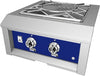 Hestan AGPB24LPBU 24 Inch Power Burner with Removable Drip Tray - Blue