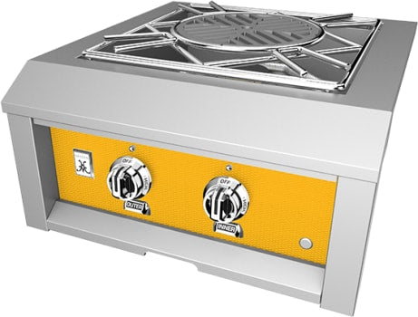 Hestan AGPB24NGYW 24 Inch Power Burner with Removable Drip Tray - Yellow