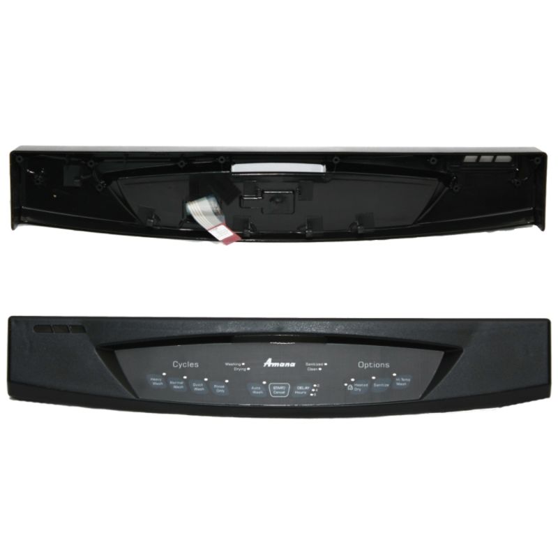 Amana ADB2500AWW46 Dishwasher Outer Control Panel (Black) - Genuine OEM