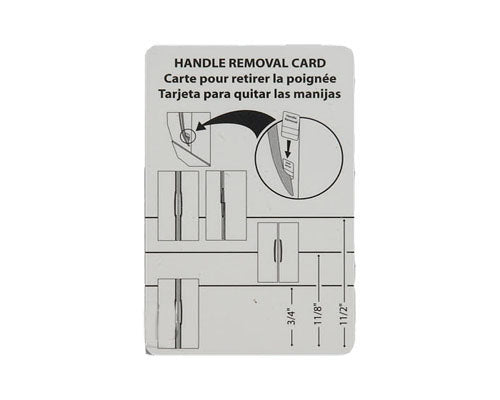 Amana ASD2626HEW Handle Remover Card Genuine OEM