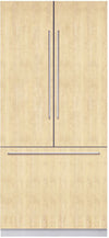 Bosch B36IT70NNP/08 36 Inch Built-In Fully Flush French Door Refrigerator With 3 Frameless Glass Shelves