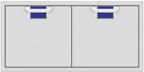 Hestan AEAD42BU 42 Inch Double Access Doors with Adjustable Door Alignment - Blue