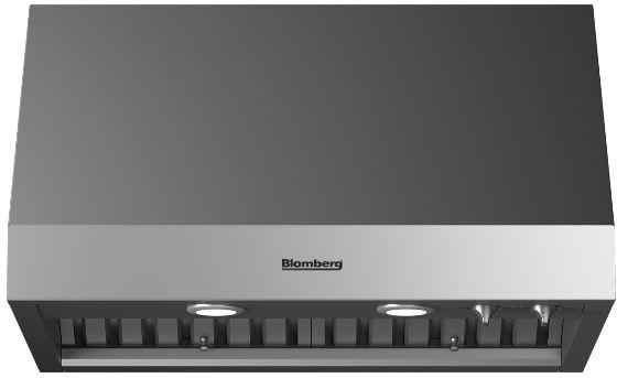 Blomberg 8851233800 30 Inch Under Cabinet Range Hood with 4-Speed/600 CFM Blower, Knob Control, Halogen Lighting - Bchp30100Ss