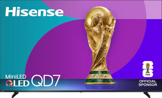 Hisense 85QD7QF 85-Inch QD7 Series Mini-LED ULED 4K UHD Smart Fire TV (Premium QLED Display)