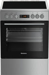 Blomberg 7732187983 24 Inch Freestanding Electric Range with 4 Smooth top Elements, 2.51 Cu. Ft. Capacity - Beru24102Ss