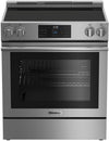 Blomberg 7732187917 30 Inch Freestanding Electric Range with 4 Heating Elements, 5.7 cu. ft. Convection Oven, 10 Cooking Modes - Beru30420Ss