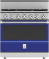 Hestan KRDS365LPBU 36 Inch Smart Gas Dual Fuel Range with 5 Burners - LP - Blue