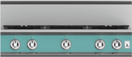 Hestan KRTS365LPTQ 36 Inch Gas Smart Rangetop with 5 Sealed Burners - Turquoise