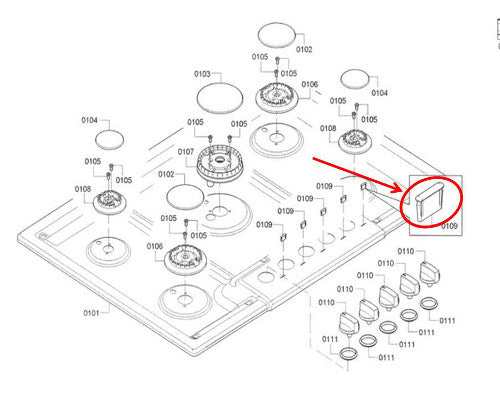 Bosch NGMP656UC Lens - Genuine OEM