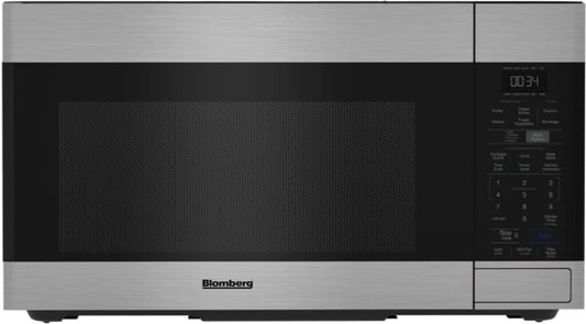 Blomberg 8896653800 30 Inch Over the Range Microwave with 1.6 Cu.Ft. Capacity, 300 CFM, 950W Power, 10 Cooking Functions - Botr30102Ss
