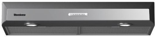 Blomberg 8851223800 30 Inch Under Cabinet Range Hood with 3-Speed/250 CFM Blower, Push Button Control, Halogen Lighting - Bchs30100Ss