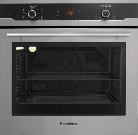 Blomberg 7732186203 24 Inch Built-In Oven with 2.5 Cu. Ft. Capacity, True European Convection, LED Display - Bwos24110Ss