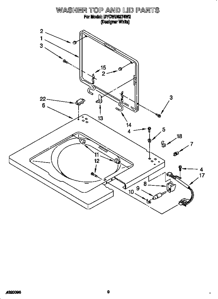 Whirlpool Bumper WP9724509
