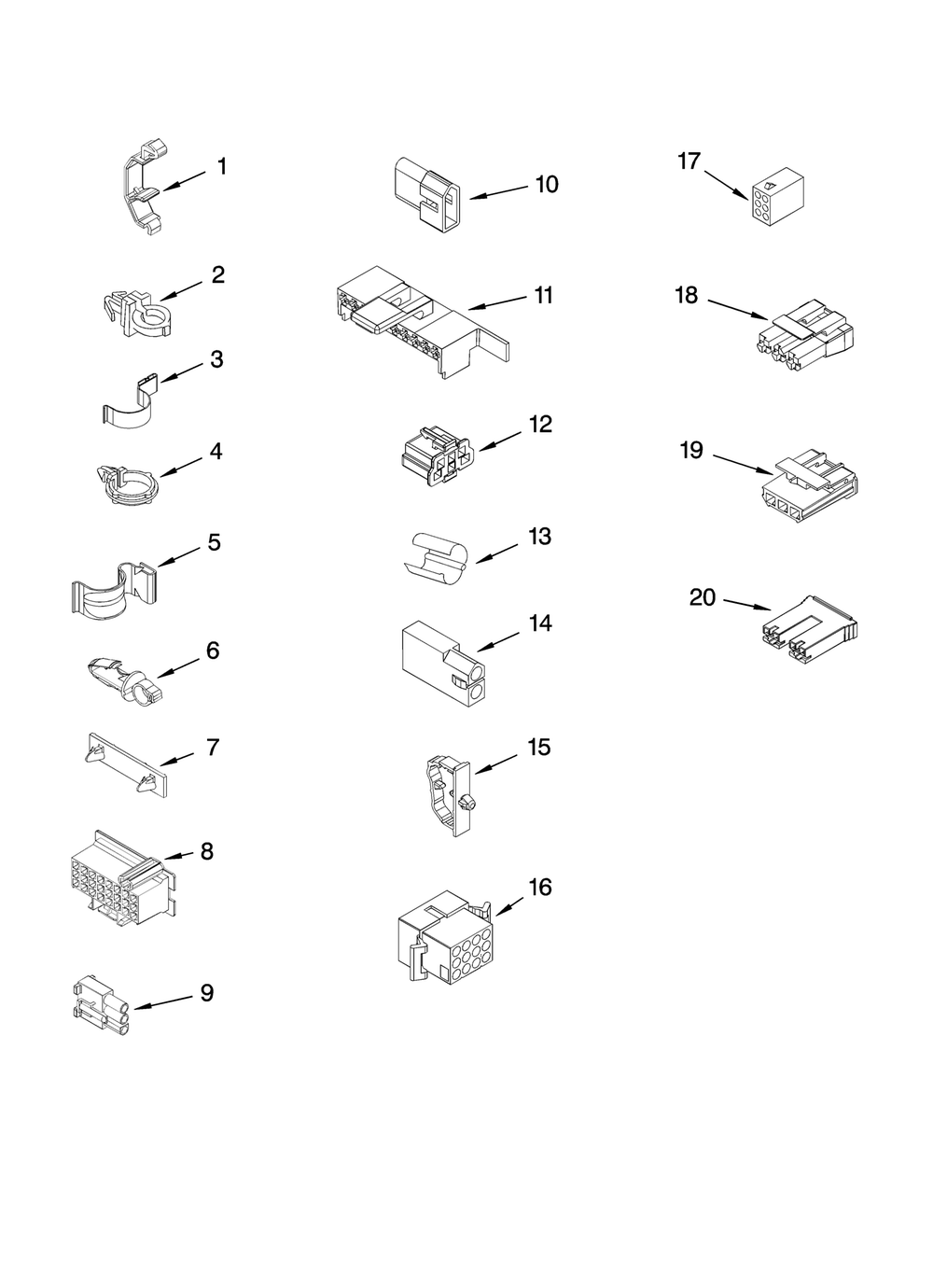 Whirlpool Connector WP62889