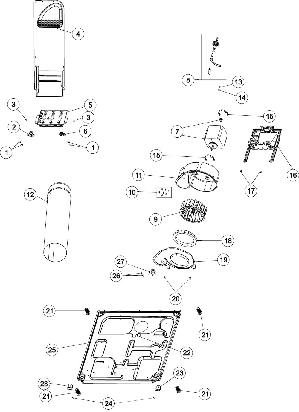Whirlpool Drive Motor WP2200376