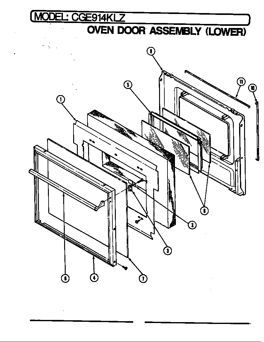Whirlpool Oven Door Seal-Gasket (top) WP7212P006-60