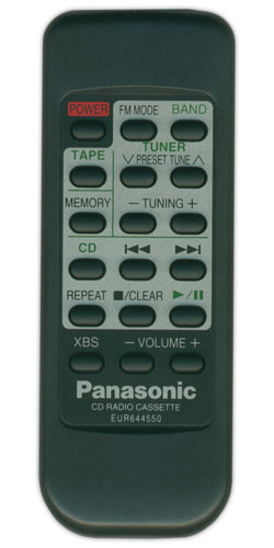 Panasonic Remote Control (Rxds22) - EUR644550