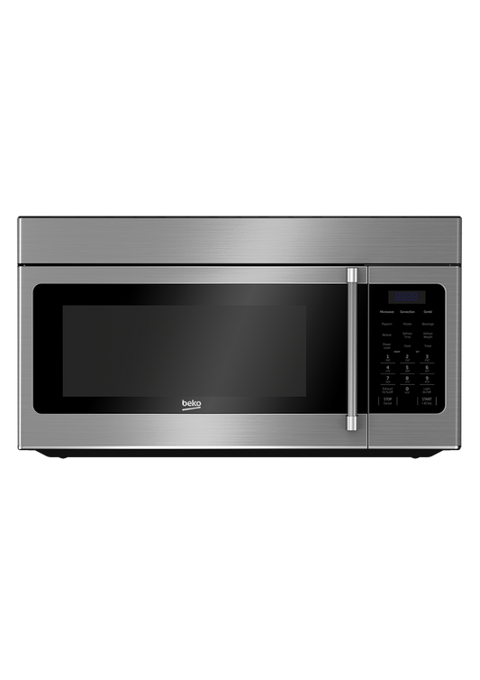 Beko 8851283200 30 Inch Over the Range Convection Microwave with 1.5 Cu. Ft. Capacity - MWOTR30200CSS