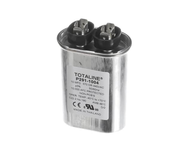 Carrier 370V Oval Run Capacitor 10 Mfd - P291-1004