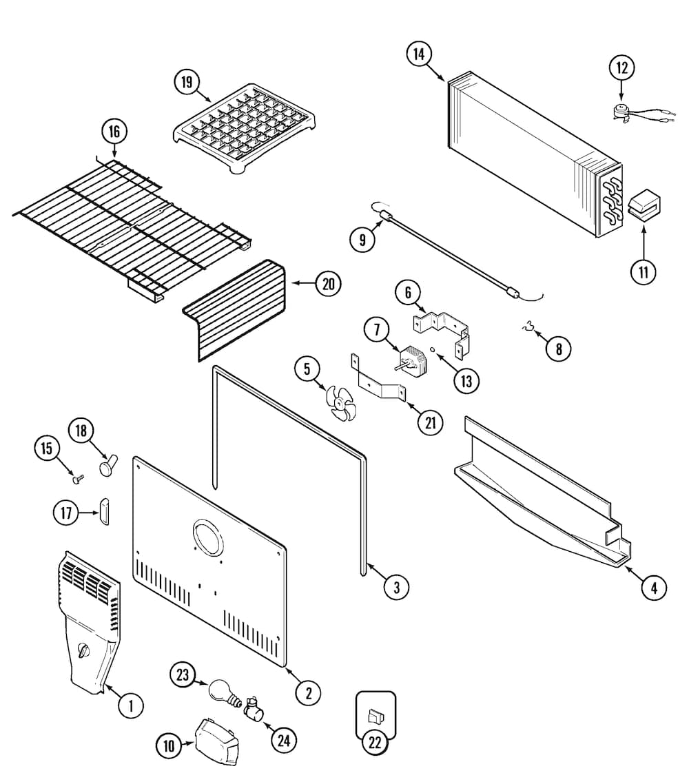 Whirlpool Defrost Heater Assembly WP61002046