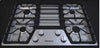 Blomberg 7751688361 30 Inch Gas Cooktop With Four Gas Burners, Sealed Burner, Reignition Controlled Burners, Gas Safety Device - Ctg30400Ss