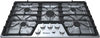 Blomberg 7751688350 36 Inch Gas Cooktop with 5 Sealed Burners, Cast Iron Pan Supports, Power Burner with Simmering - Ctg36500Ss