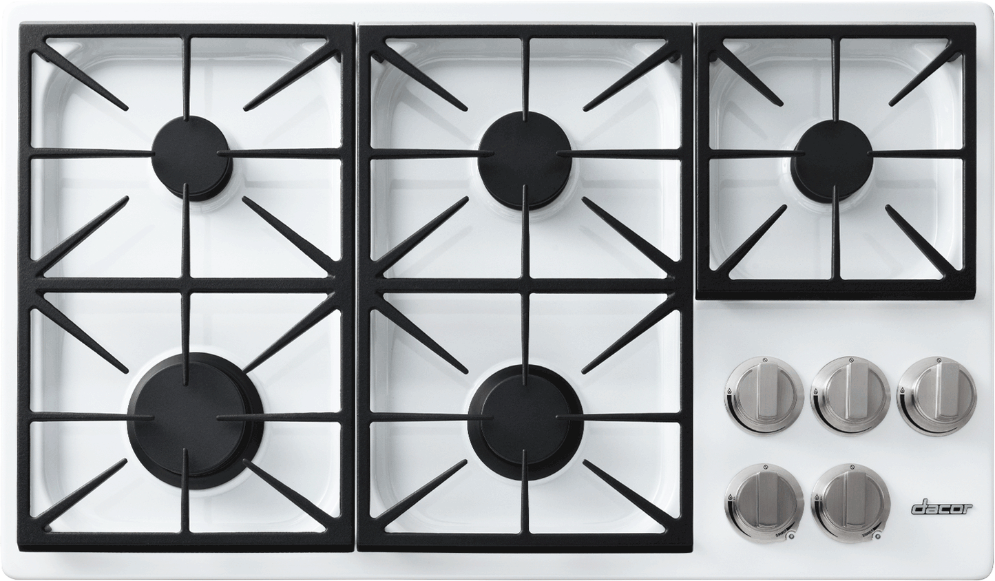 Dacor DYCT365GW/LP 36 Inch Gas Cooktop with 5 Sealed Burners