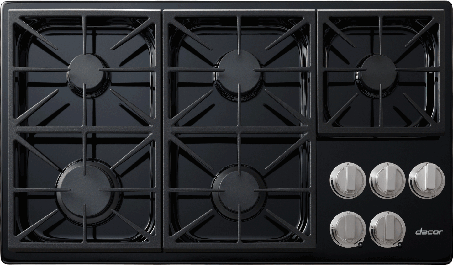 Dacor DYCT365GB/NG 36 Inch Gas Cooktop with 5 Sealed Burners
