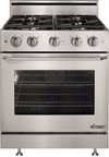 Dacor DR30GS/NG 30 Inch Freestanding Gas Range with 4.8 cu. ft. Convection Oven