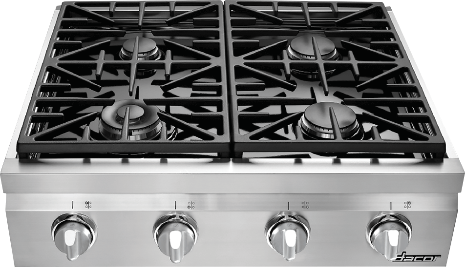 Dacor DRT304S/NG/H 30 Inch Gas Rangetop with 4 Sealed Burners