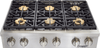 Dacor DYRTP486S/LP/H 48 Inch Gas Rangetop with 6 Sealed Burners