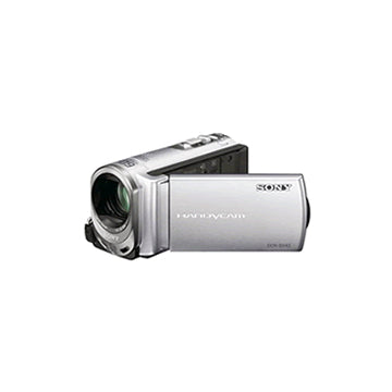 Sony DCRSX43 Palm-sized camcorder with 60X optical zoom; Silver