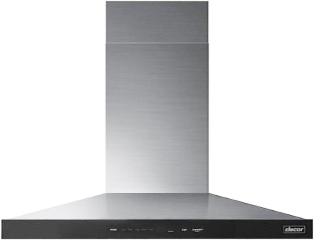 Dacor DHD36M700WS 36 Inch Wall Mount Smart Range Hood with 4-Speed 600 CFM Motor