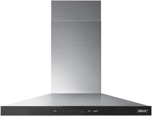 Dacor DHD36M700WS 36 Inch Wall Mount Smart Range Hood with 4-Speed 600 CFM Motor