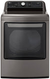LG DLEX7800VE 27 Inch Electric Smart Dryer with 7.3 Cu. Ft. Capacity, TurboSteamâ„¢ Technology, EasyLoadâ„¢ Door, SmartDiagnosisâ„¢, 14 Dry Cycles, Sensor Dry, Steam Options, Wrinkle Care, Reduce Static, and ENERGY STARÂ® Certified: Graphite Steel