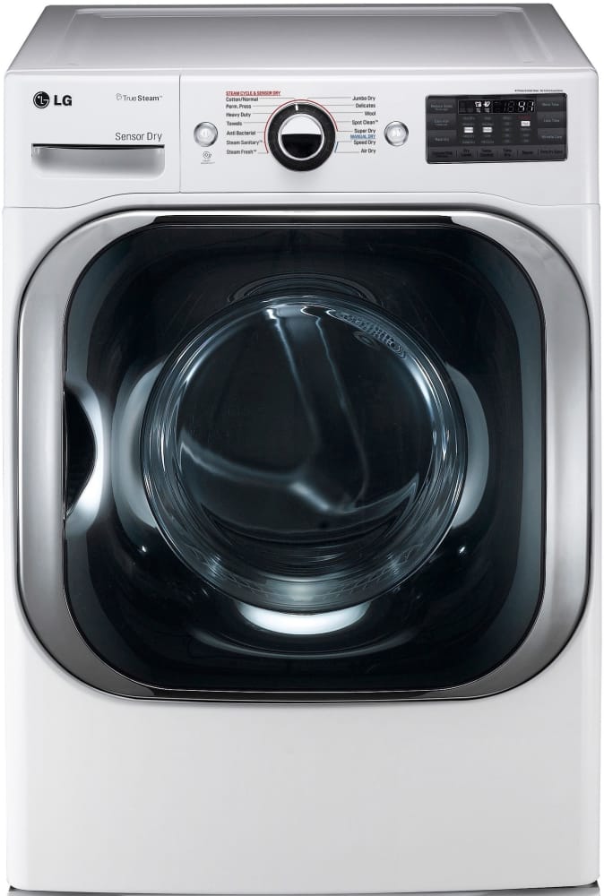 LG  DLEX8100W 9.0 Cu. Ft. 14-Cycle Electric Dryer