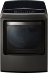 LG DLEY1901KE 27 Inch Electric Dryer with EasyLoadâ„¢ Door, Steam, Wi-Fi Connectivity, Wrinkle Care, Sensor Dry, 12 Drying Cycles, Speed Dry, 7.3 cu. ft. Capacity and ENERGY STARÂ®: Black Stainless Steel