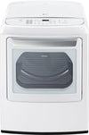 LG DLEY1901WE 27 Inch Electric Dryer with EasyLoadâ„¢ Door, Steam, Wi-Fi Connectivity, Wrinkle Care, Sensor Dry, 12 Drying Cycles, Speed Dry, 7.3 cu. ft. Capacity and ENERGY STARÂ®: White