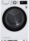 LG DLHC1455W 24 Inch Smart Electric Ventless Dryer with 4.2 Cu. Ft. Capacity, 14 Dryer Programs, Sensor Dry, Dual Inverter HeatPumpâ„¢ Technology, and ENERGY STARÂ® Certified
