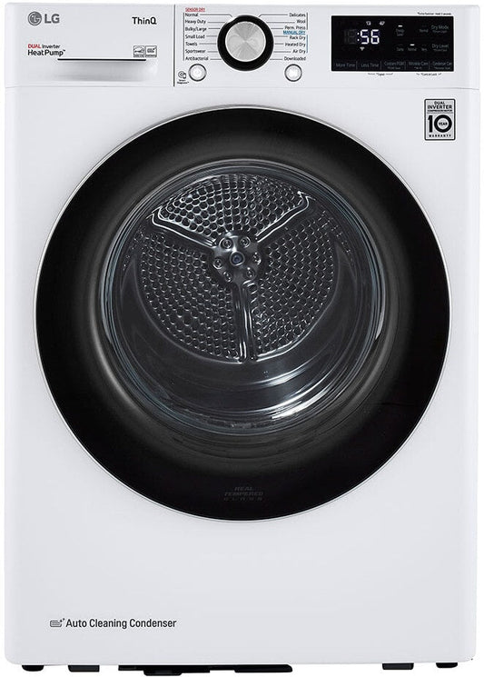 LG DLHC1455W 24 Inch Smart Electric Ventless Dryer with 4.2 Cu. Ft. Capacity, 14 Dryer Programs, Sensor Dry, Dual Inverter HeatPumpâ„¢ Technology, and ENERGY STARÂ® Certified