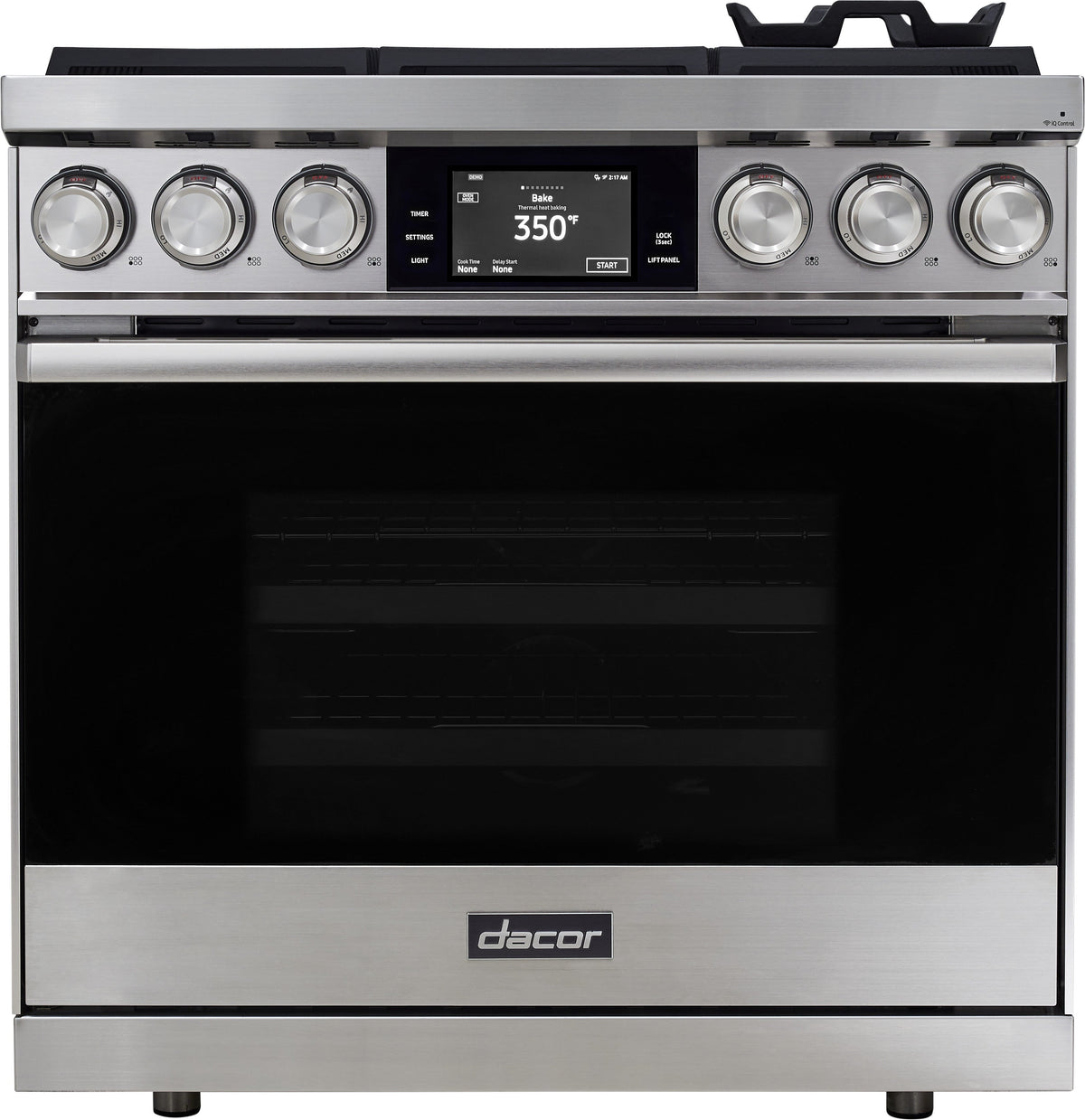 Dacor DOP36M86DPS 36 Inch Smart Pro Dual Fuel Range with Steam-Assist Oven