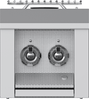 Hestan AEB122NG 12 Inch Built-In Double Side Burner with LED-Illuminated Control Panel