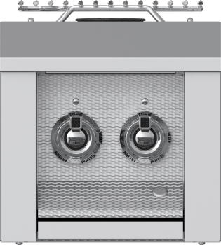 Hestan AEB122NG 12 Inch Built-In Double Side Burner with LED-Illuminated Control Panel