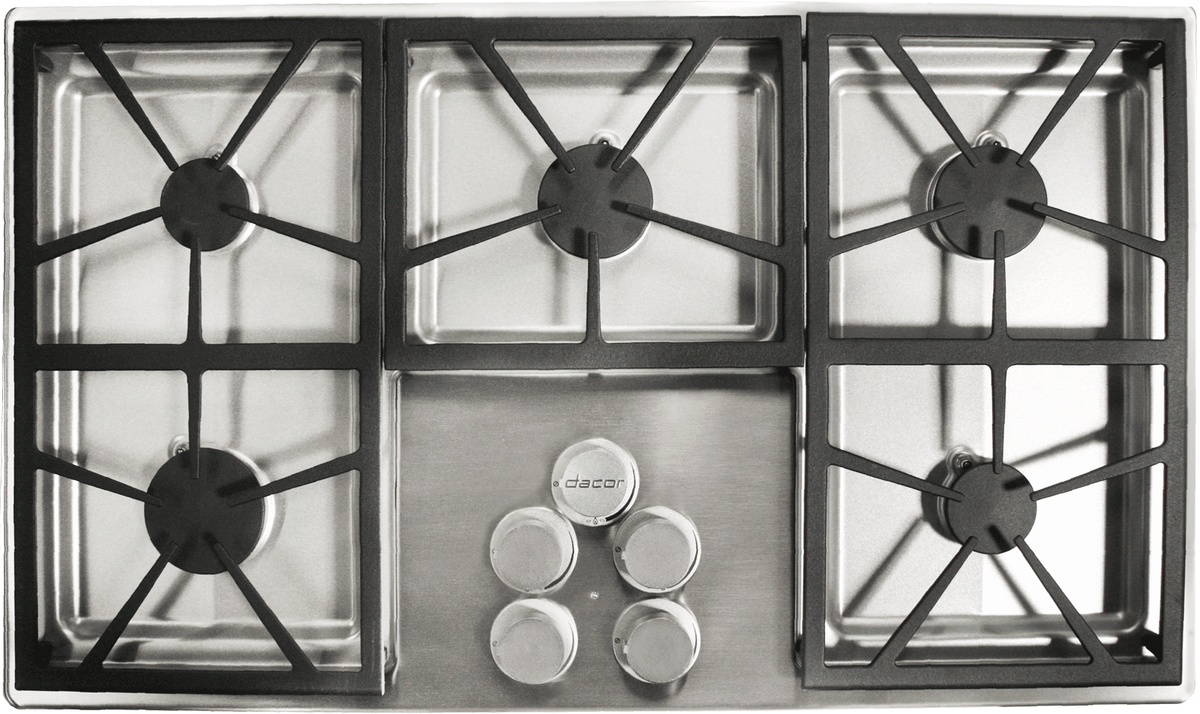 Dacor DTCT365GS/NG 36 Inch Gas Cooktop with 5 Sealed Burners