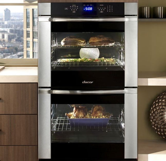 Dacor DTOV227B 27 Inch Double Electric Wall Oven with 4.5 cu. ft. Convection Ovens