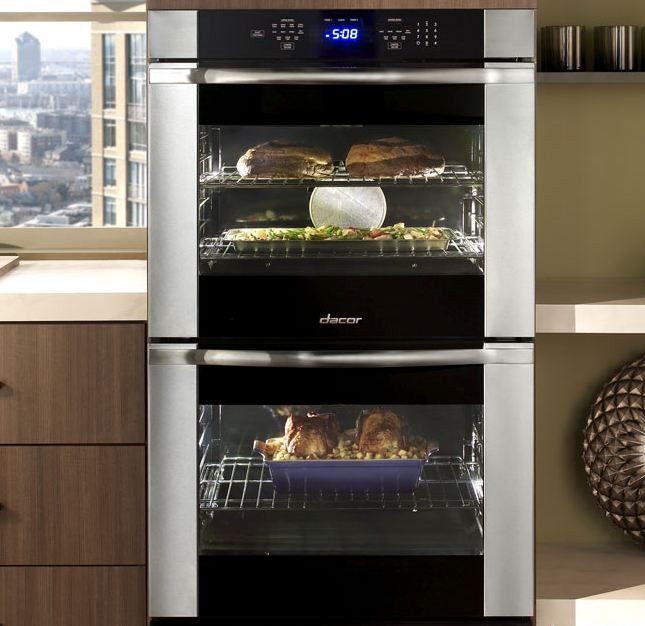 Dacor DTOV230B 30 Inch Double Electric Wall Oven with Convection