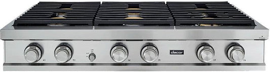 Dacor DTT48M876AS 48 Inch Smart Rangetop with 6 Sealed Burners