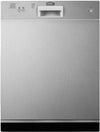 Blomberg 7690049542 Full Console Dishwasher with 4 Wash Programs, 12 Place Settings, Adjustable Upper Rack - Dw2432Ss