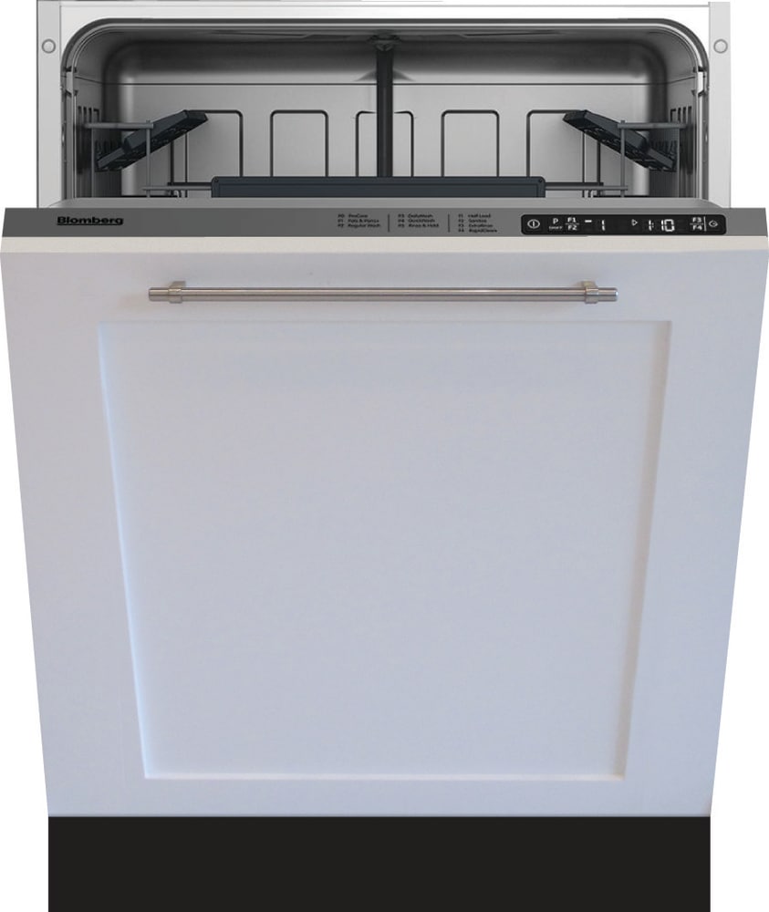 Blomberg 7610459542 Fully Integrated Dishwasher with Smart FOLD Folding Tines, FlexiRack Adjustable Upper Rack - Dw55502Fbi
